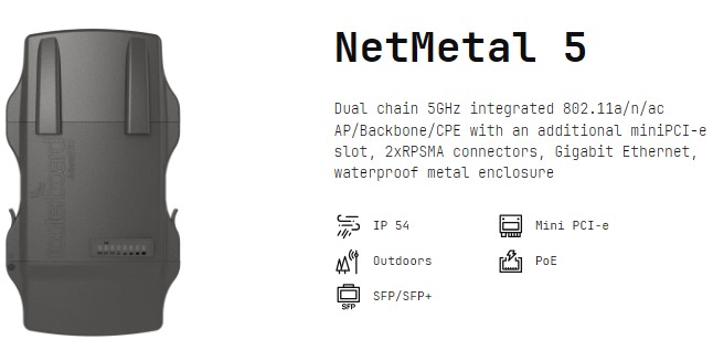 MikroTik NetMetal 5
